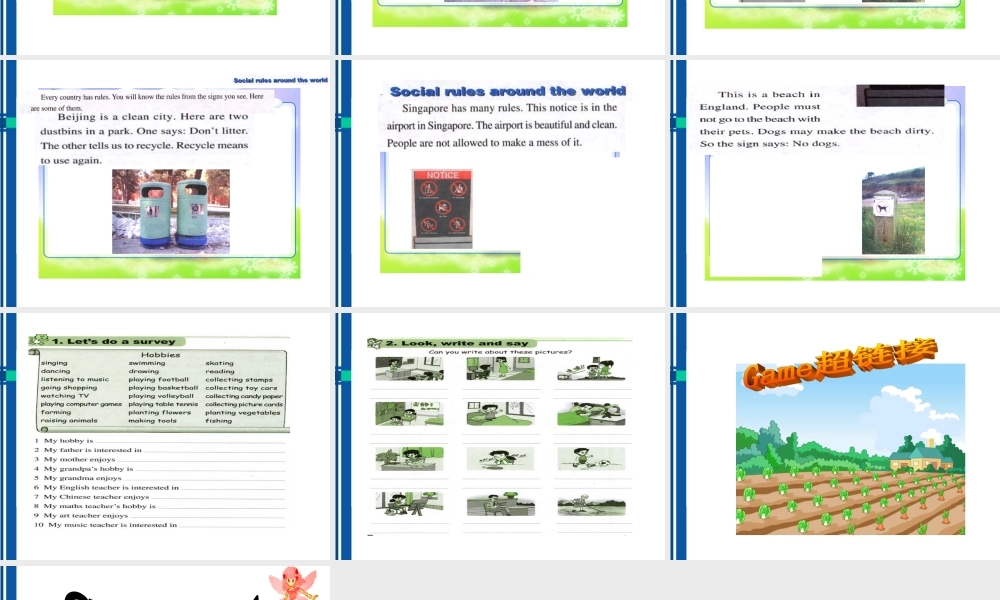 六年级英语上册 Fun Time1 part3课件 人教新版