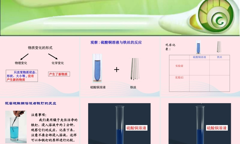 六年级科学下册 第二单元 物质的变化 6 化学变化伴随的现象课件4 教科版-教科版小学六年级下册自然科学课件