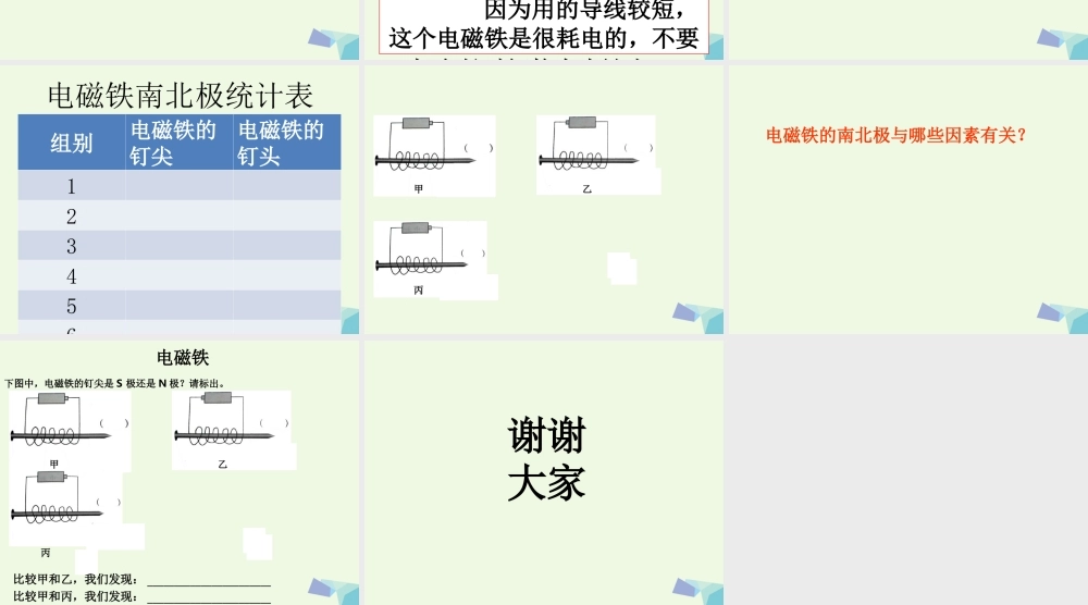 六年级科学上册 3.2 电磁铁课件4 教科版-教科版小学六年级上册自然科学课件