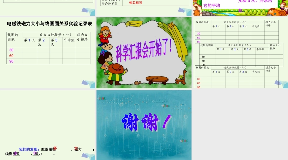 六年级科学上册 3.3 电磁铁的磁力（一）课件1 教科版-教科版小学六年级上册自然科学课件