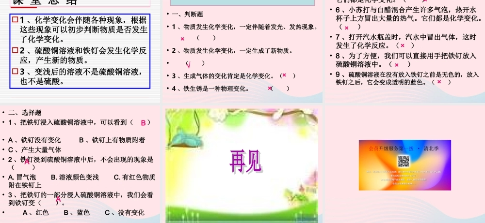 六年级科学下册 第二单元 物质的变化 6《化学变化伴随的现象》课件 教科版-教科版小学六年级下册自然科学课件