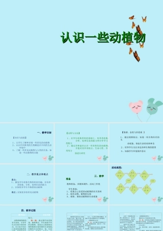 六年级科学上册 第2章 生物的世界 2.2 生物的多样性 认识一些动植物教学课件 牛津上海版-牛津上海版小学六年级上册自然科学课件
