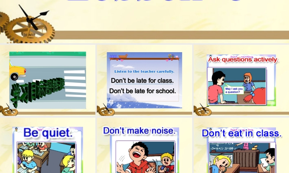 六年级英语上册 Lesson5课件 人教新版