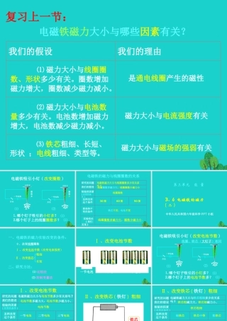 六年级科学上册 3.4 电磁铁的磁力（二）课件2 教科版-教科版小学六年级上册自然科学课件