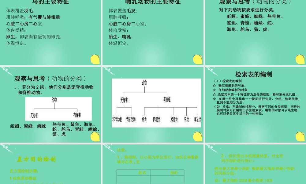 六年级科学上册 第2章 生物世界复习课件 牛津上海版五四制-牛津上海版小学六年级上册自然科学课件