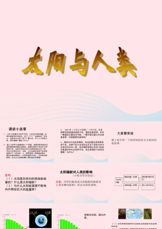 六年级科学下册 第三单元 11《太阳与人类》课件 鄂教版-鄂教版小学六年级下册自然科学课件