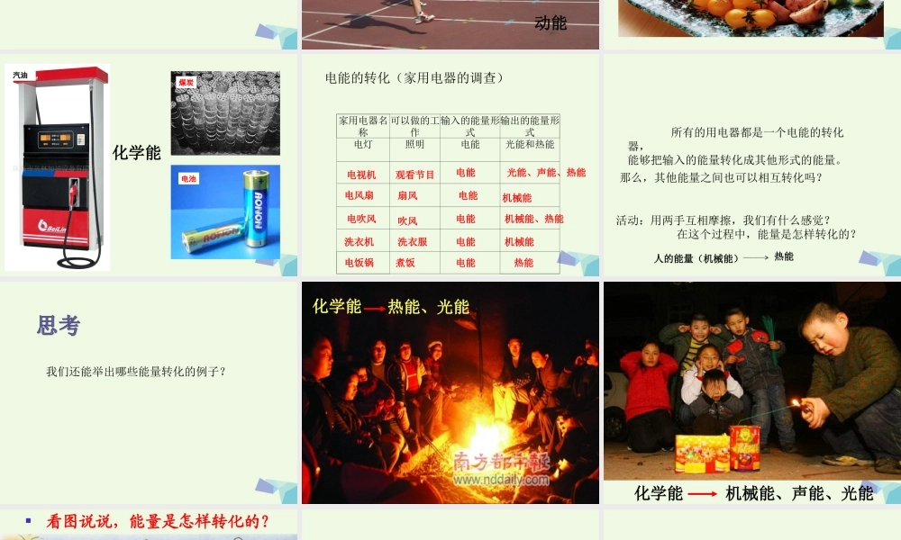 六年级科学上册 3.6 电能和能量课件1 教科版-教科版小学六年级上册自然科学课件