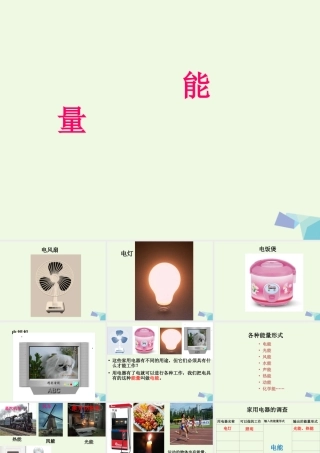 六年级科学上册 3.6 电能和能量课件4 教科版-教科版小学六年级上册自然科学课件