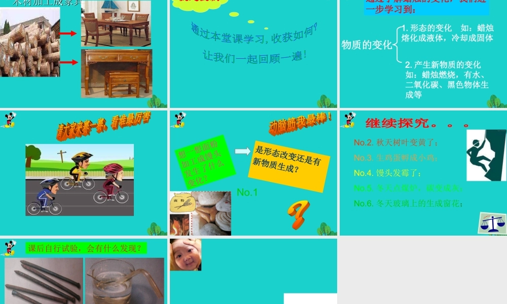 六年级科学上册 蜡烛的变化课件7 青岛版-青岛版小学六年级上册自然科学课件