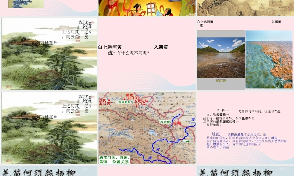 六年级语文上册 3.3 凉州词课件 北师大版-北师大版小学六年级上册语文课件