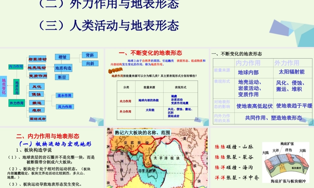 六年级科学上册 3.6 人类对地表变化的影响课件2 湘教版-湘教版小学六年级上册自然科学课件