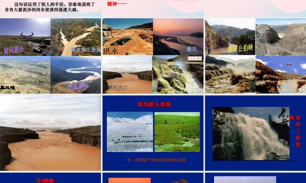 六年级语文上册 3.4 黄河是中华民族的摇篮课件1 北师大版-北师大版小学六年级上册语文课件