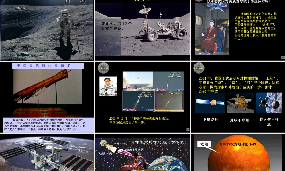 六年级科学下册 第三单元 宇宙 1《地球的卫星——月球》课件1 教科版-教科版小学六年级下册自然科学课件