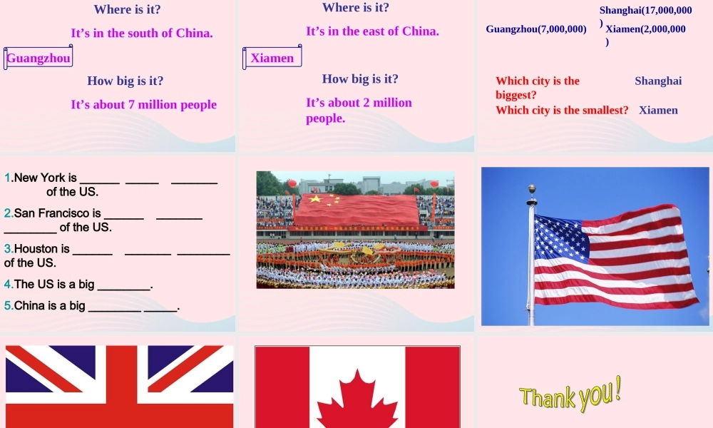 六年级英语上册 Module 1 Unit 2 It's in the west 课件 外研版（三起）-外研版小学六年级上册英语课件