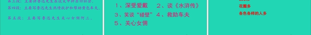 六年级语文上册 5.1 我的伯父鲁迅先生课件1 北师大版-北师大版小学六年级上册语文课件