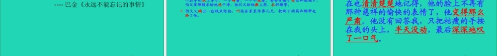 六年级语文上册 5.1 我的伯父鲁迅先生课件2 北师大版-北师大版小学六年级上册语文课件