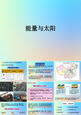 六年级科学上册 能量 8能量与太阳课件 教科版-教科版小学六年级上册自然科学课件