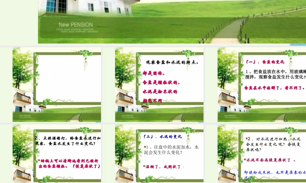 六年级科学上册 食盐和水泥课件5 青岛版-青岛版小学六年级上册自然科学课件