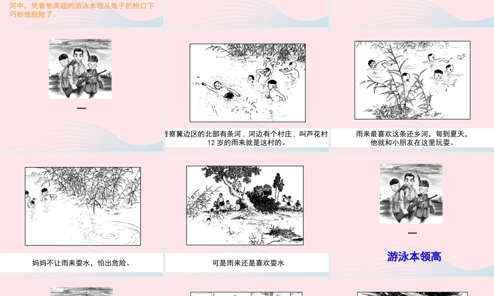 六年级语文上册 6.2 小英雄雨来课件1 北师大版-北师大版小学六年级上册语文课件