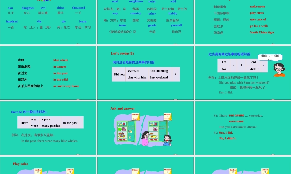 六年级英语上册 Module 2 Relationships（Revision 2）课件 沪教牛津版（三起）-牛津版小学六年级上册英语课件