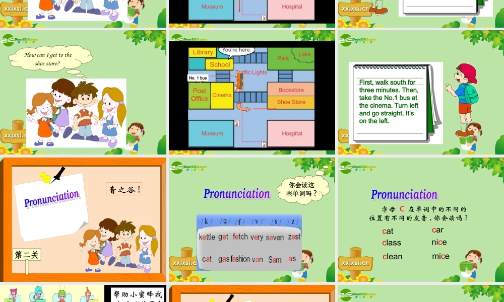 六年级科学下册  Unit 2 Where is the science museum 课件  人教PEP