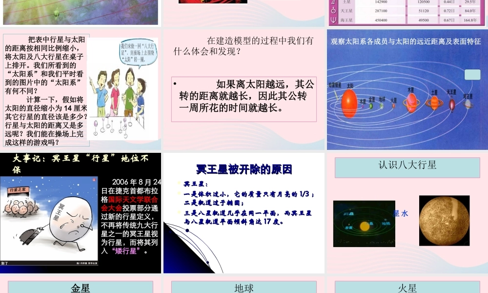 六年级科学下册 第三单元 宇宙 5《太阳系》课件2 教科版-教科版小学六年级下册自然科学课件