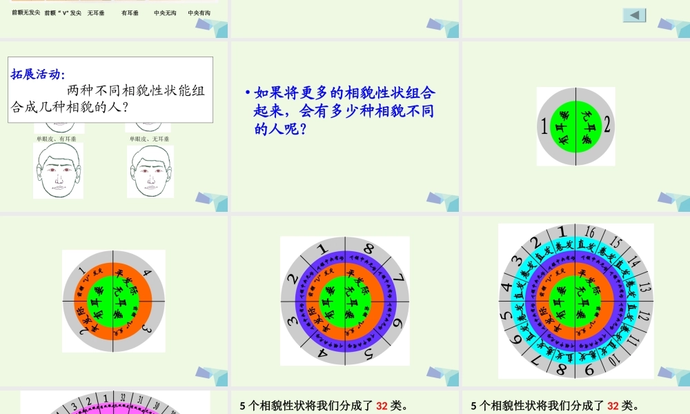 六年级科学上册 4.5 相貌各异的我们课件2 教科版-教科版小学六年级上册自然科学课件