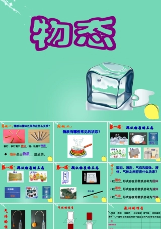 六年级科学上册 第4章 第1节 物态课件 牛津上海版五四制-牛津上海版小学六年级上册自然科学课件