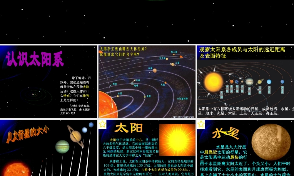 六年级科学下册 第三单元 宇宙 5《太阳系》课件3 教科版-教科版小学六年级下册自然科学课件
