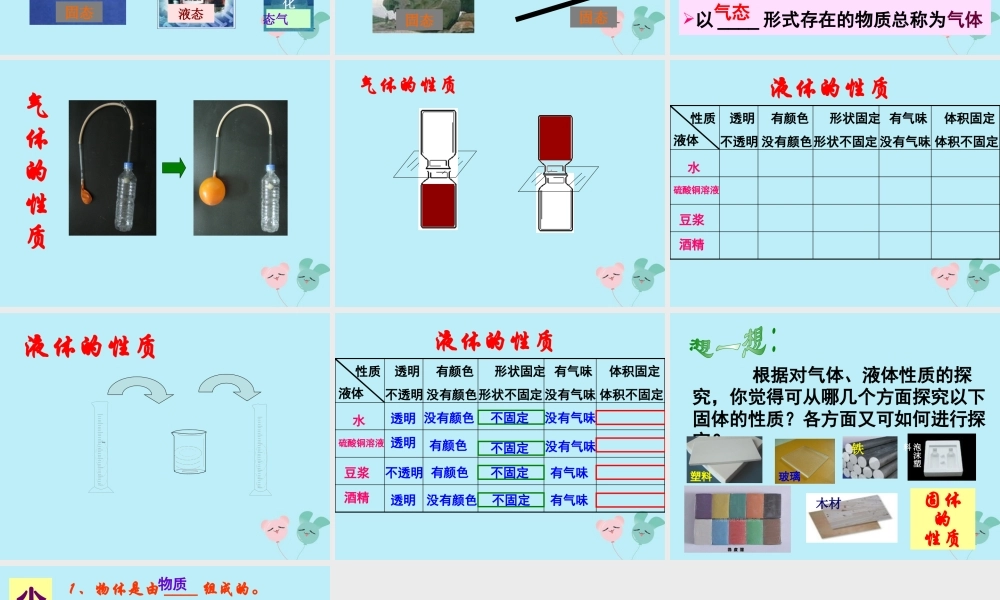 六年级科学上册 第4章 物质的粒子模型 4.1 物态教学课件 牛津上海版-牛津上海版小学六年级上册自然科学课件