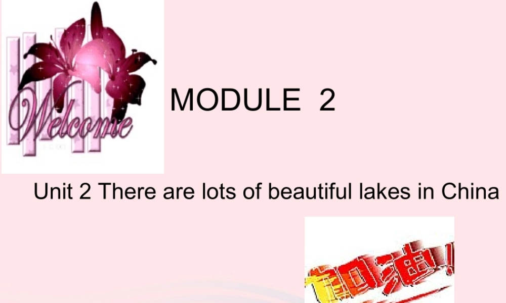 六年级英语上册 Module 2 Unit 2 There are lots of beautiful lakes in China 课件 外研版（三起）-外研版小学六年级上册英语课件