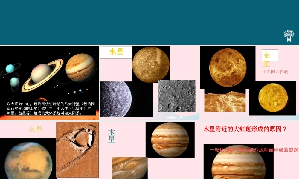 六年级科学下册 第三单元 宇宙 5太阳系课件2 教科版-教科版小学六年级下册自然科学课件