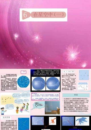 六年级科学下册 第三单元 宇宙 6《在星空中(一)》课件 教科版-教科版小学六年级下册自然科学课件