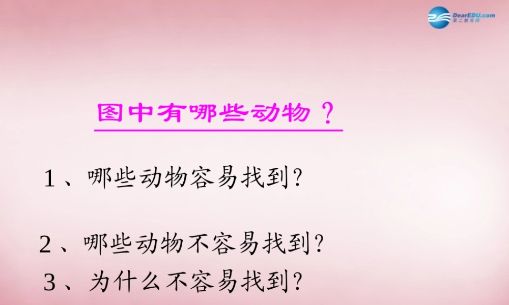 六年级科学上册 第5单元 21 变色龙课件7 青岛版