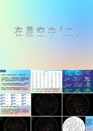 六年级科学下册 第三单元 宇宙 7在星空中二课件 教科版-教科版小学六年级下册自然科学课件