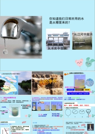 六年级科学下册 第6章 水与人类 6.2 水的净化教学课件 牛津上海版-牛津上海版小学六年级下册自然科学课件