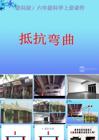 六年级科学上册 抵抗弯曲 6课件 教科版