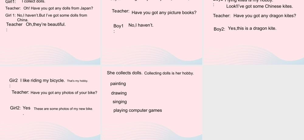 六年级英语上册 Module 3 Unit 1 collecting stamps is my hobby课件 外研版（三起）-外研版小学六年级上册英语课件