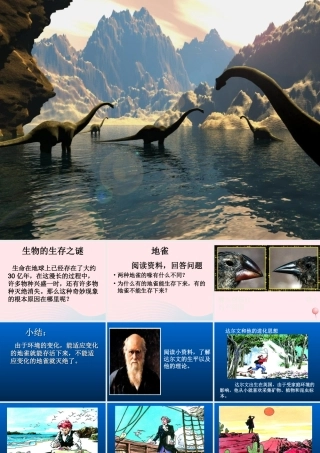六年级科学下册 第一单元 3《谁能生存下来》课件 鄂教版-鄂教版小学六年级下册自然科学课件