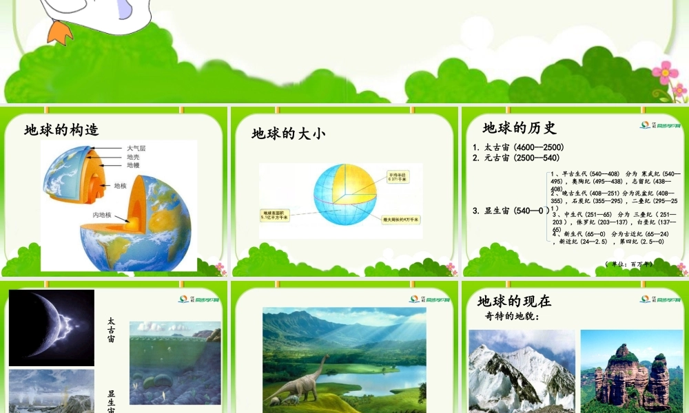 六年级科学上册 第5课 建立地球档案课件3 鄂教版-鄂教版小学六年级上册自然科学课件
