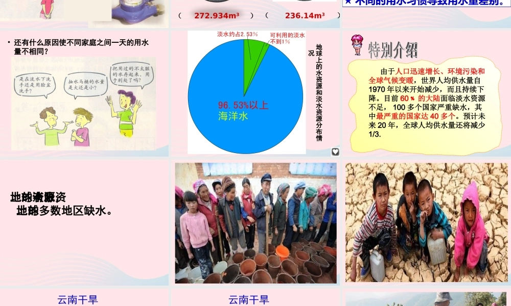 六年级科学下册 第四单元 环境和我们 5 一天的生活用水课件 教科版-教科版小学六年级下册自然科学课件