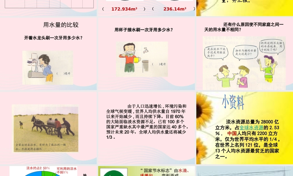 六年级科学下册 第四单元 环境和我们 5《一天的生活用水》课件 教科版-教科版小学六年级下册自然科学课件