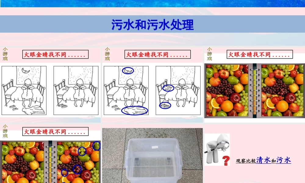 六年级科学下册 第四单元 环境和我们 6 污水和污水处理课件 教科版-教科版小学六年级下册自然科学课件