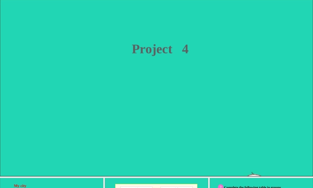 六年级英语上册 Module 4 The natural world（Project 4）课件 沪教牛津版（三起）-牛津版小学六年级上册英语课件