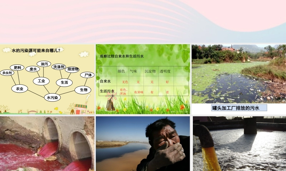 六年级科学下册 第四单元 环境和我们 6《污水和污水处理》课件 教科版-教科版小学六年级下册自然科学课件