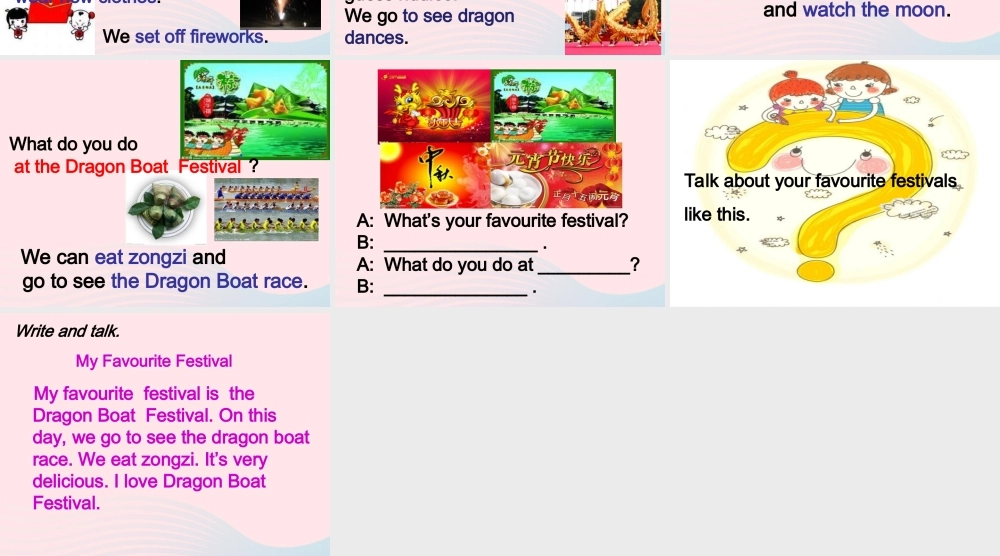 六年级英语上册 Module 4 Unit 2 Our favpurite festival is Spring Festival课件 外研版（三起）-外研版小学六年级上册英语课件