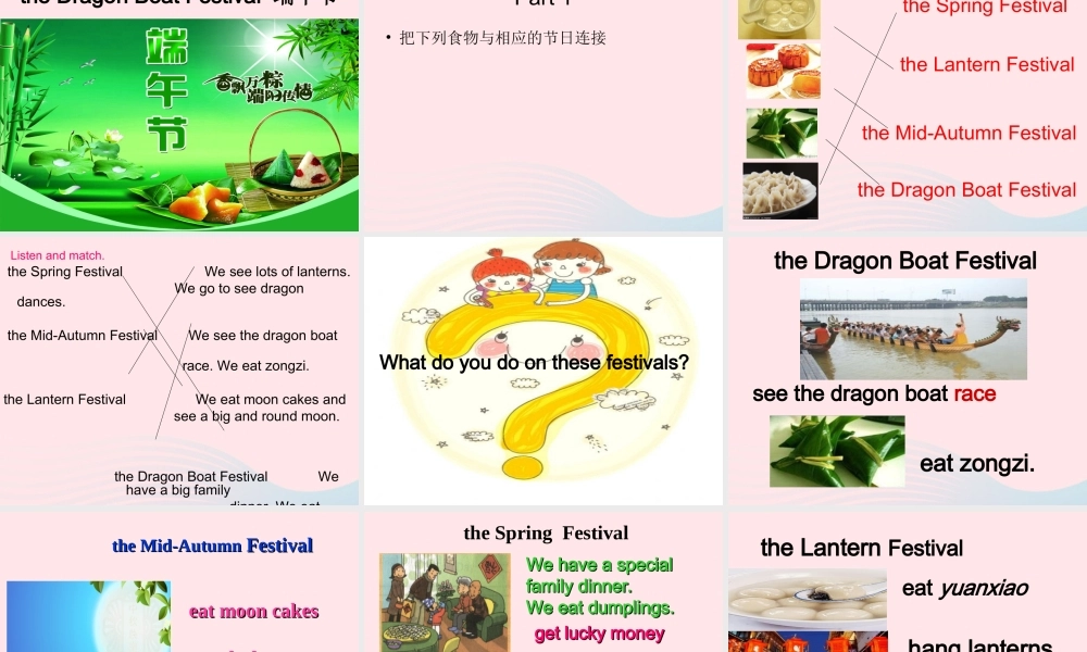 六年级英语上册 Module 4 Unit 2 Our favpurite festival is Spring Festival课件外研版（三起）-外研版小学六年级上册英语课件