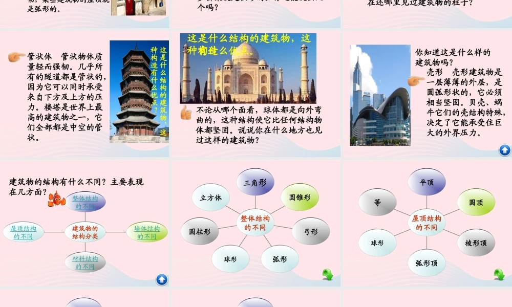 六年级科学下册 第一单元 风格各异的建筑 第2课《巧妙的结构》课件（4） 冀教版-冀教版小学六年级下册自然科学课件