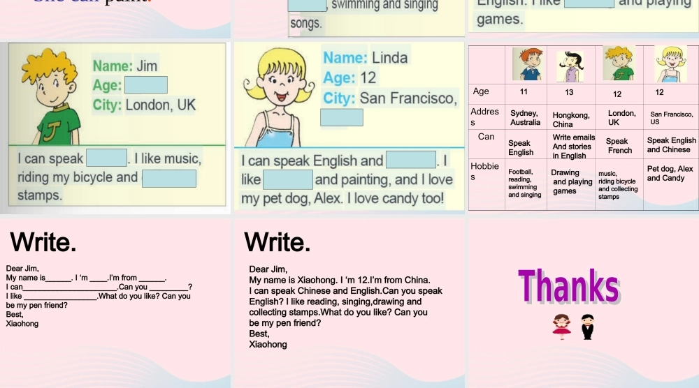 六年级英语上册 Module 5 Unit 2 I can speak French课件  外研版（三起）-外研版小学六年级上册英语课件