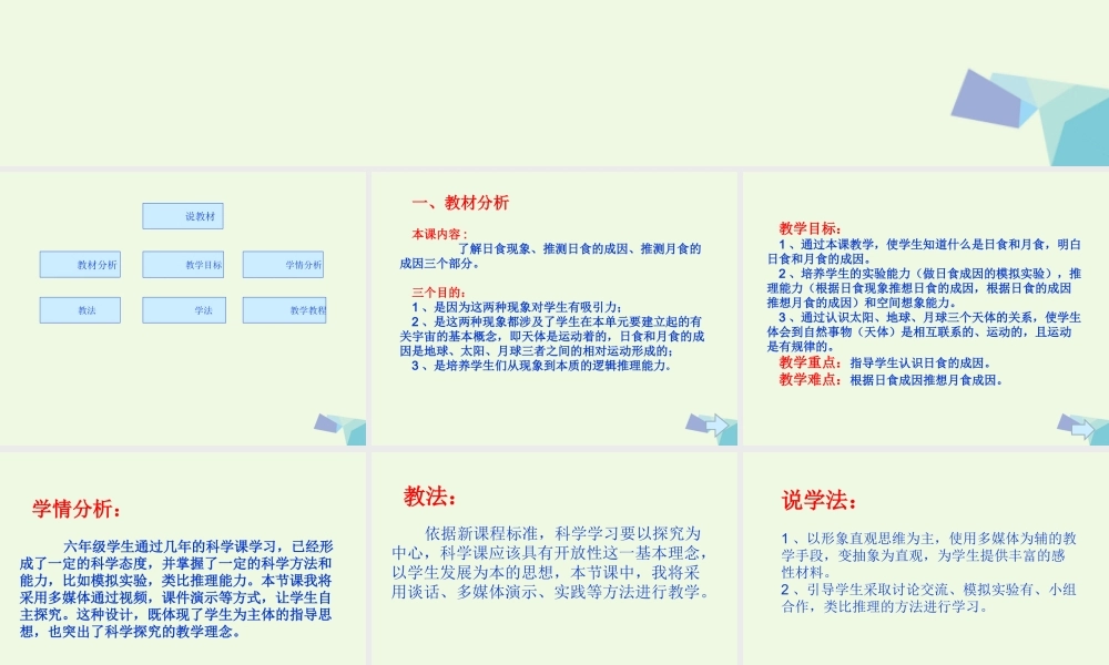 六年级科学上册 日食和月食课件8 青岛版-青岛版小学六年级上册自然科学课件